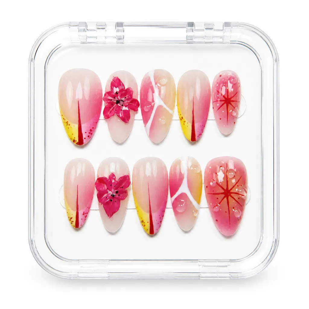 Nude Botanical Blush – Xưởng gia công Nailbox Sỉ thủ công