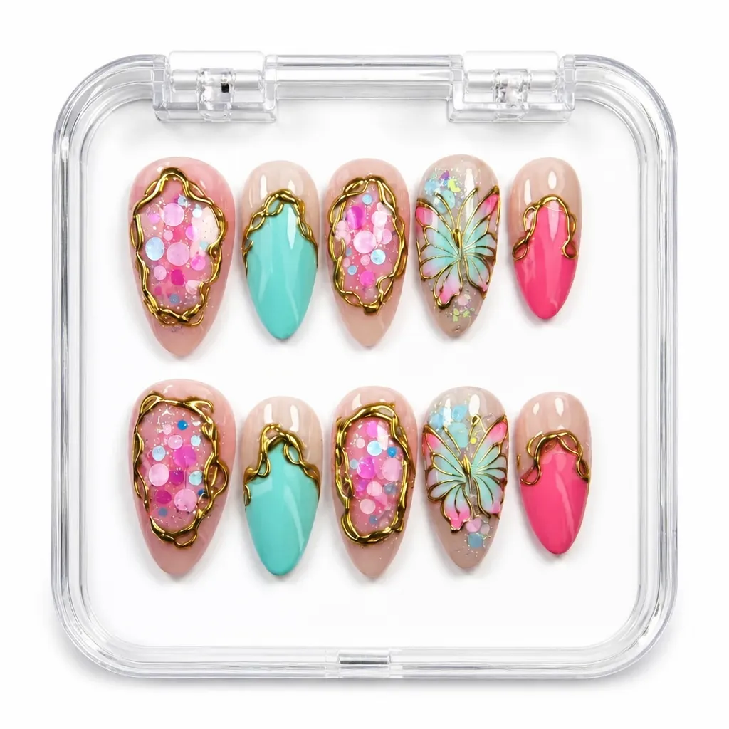Nude Botanical Luxe – Xưởng gia công Nailbox Sỉ thủ công