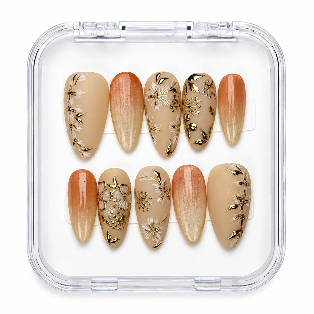 Nude Celestial Luxe – Xưởng gia công Nailbox Sỉ thủ công