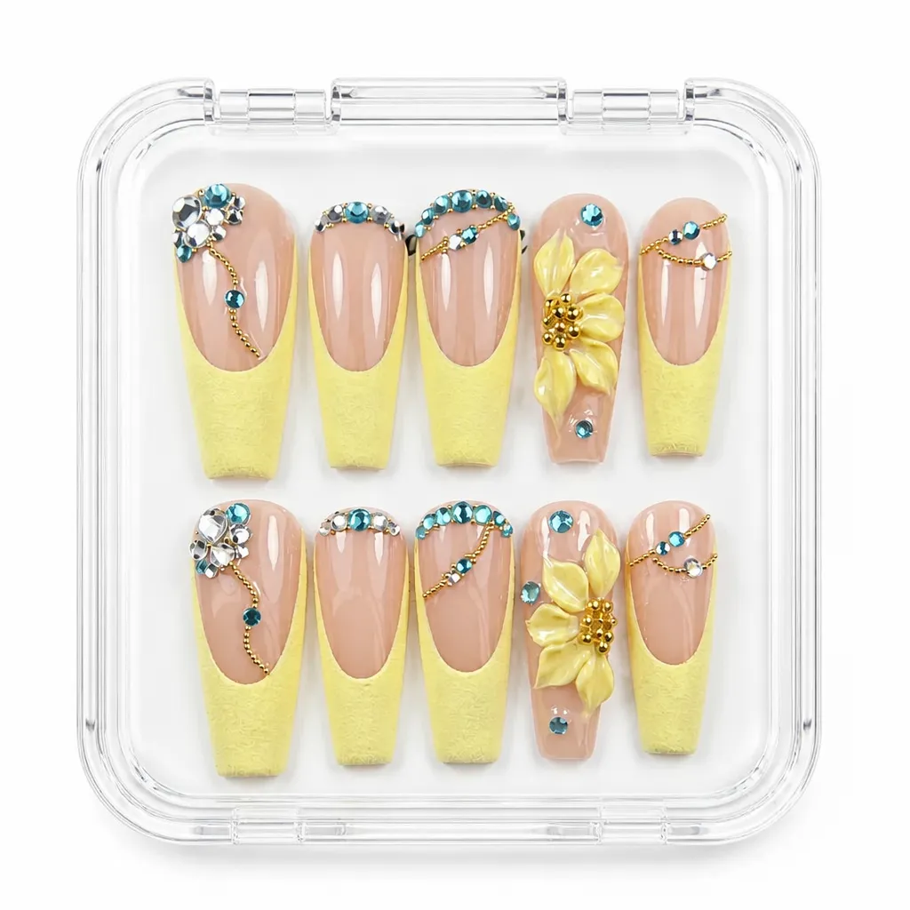 Nude Sunburst Luxe – Xưởng gia công Nailbox Sỉ thủ công