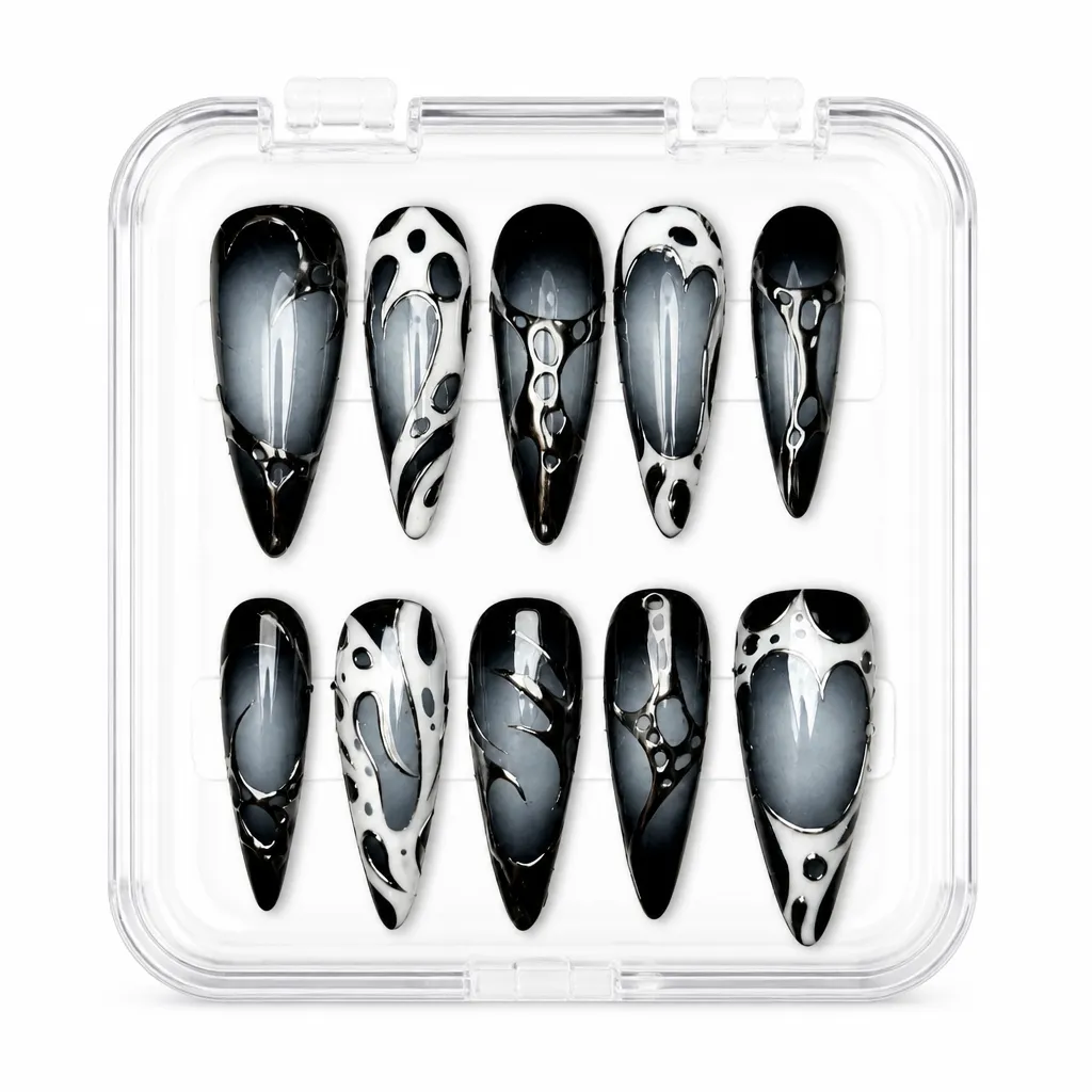 Obsidian Chrome – Xưởng gia công Nailbox Sỉ thủ công