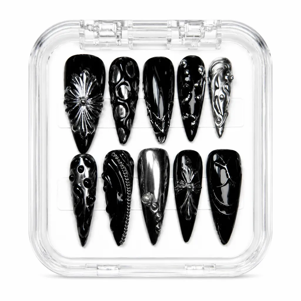 Obsidian Ethereal – Xưởng gia công Nailbox Sỉ thủ công