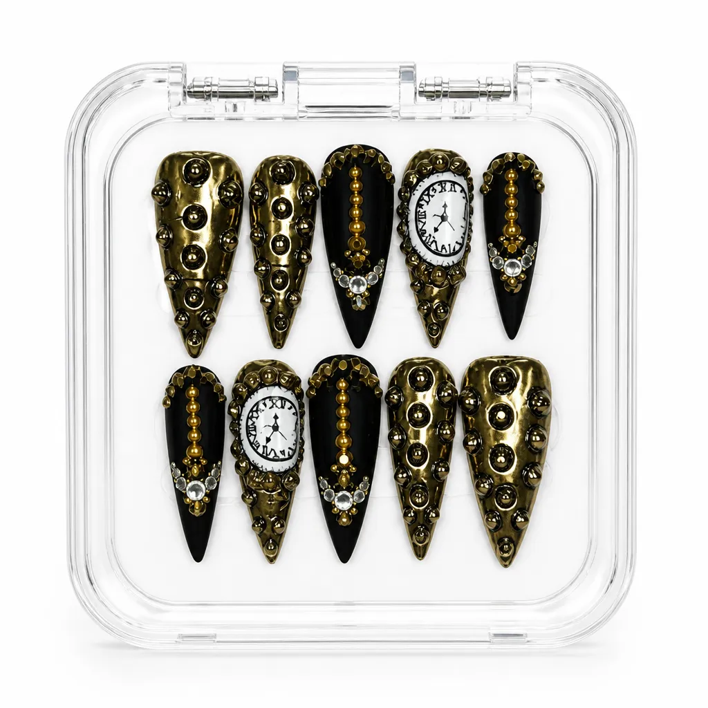 Obsidian Studs – Xưởng gia công Nailbox Sỉ thủ công