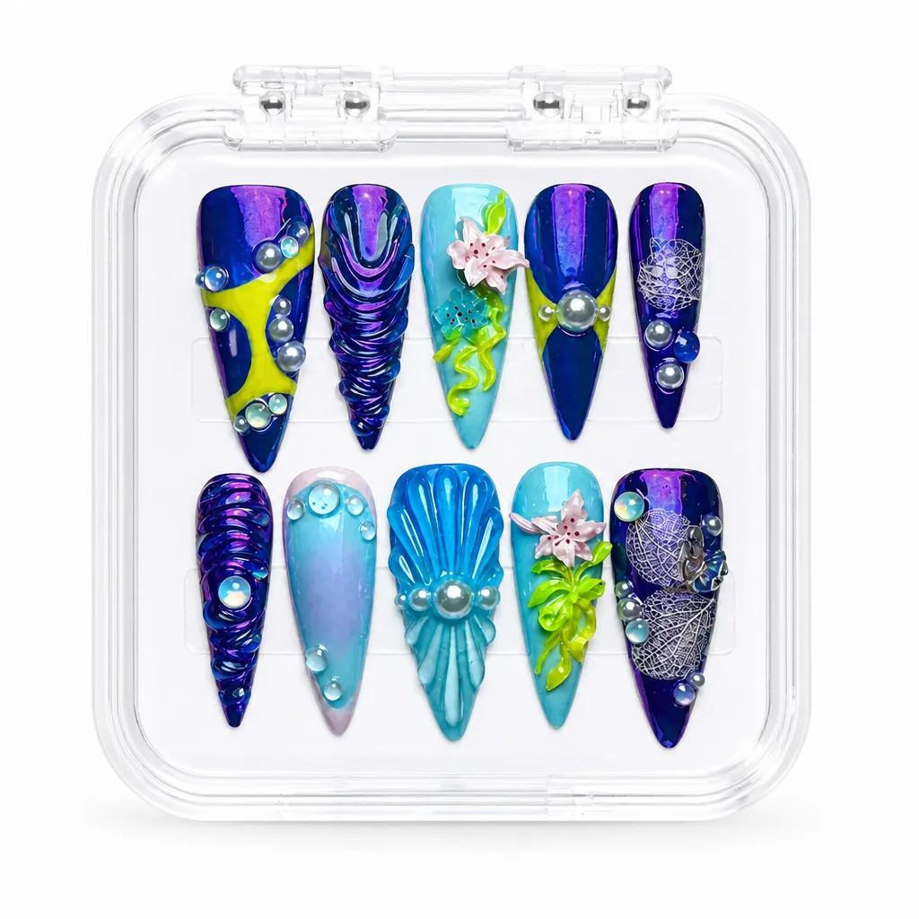 Oceanic Mermaid Dreams – Xưởng gia công Nailbox Sỉ thủ công
