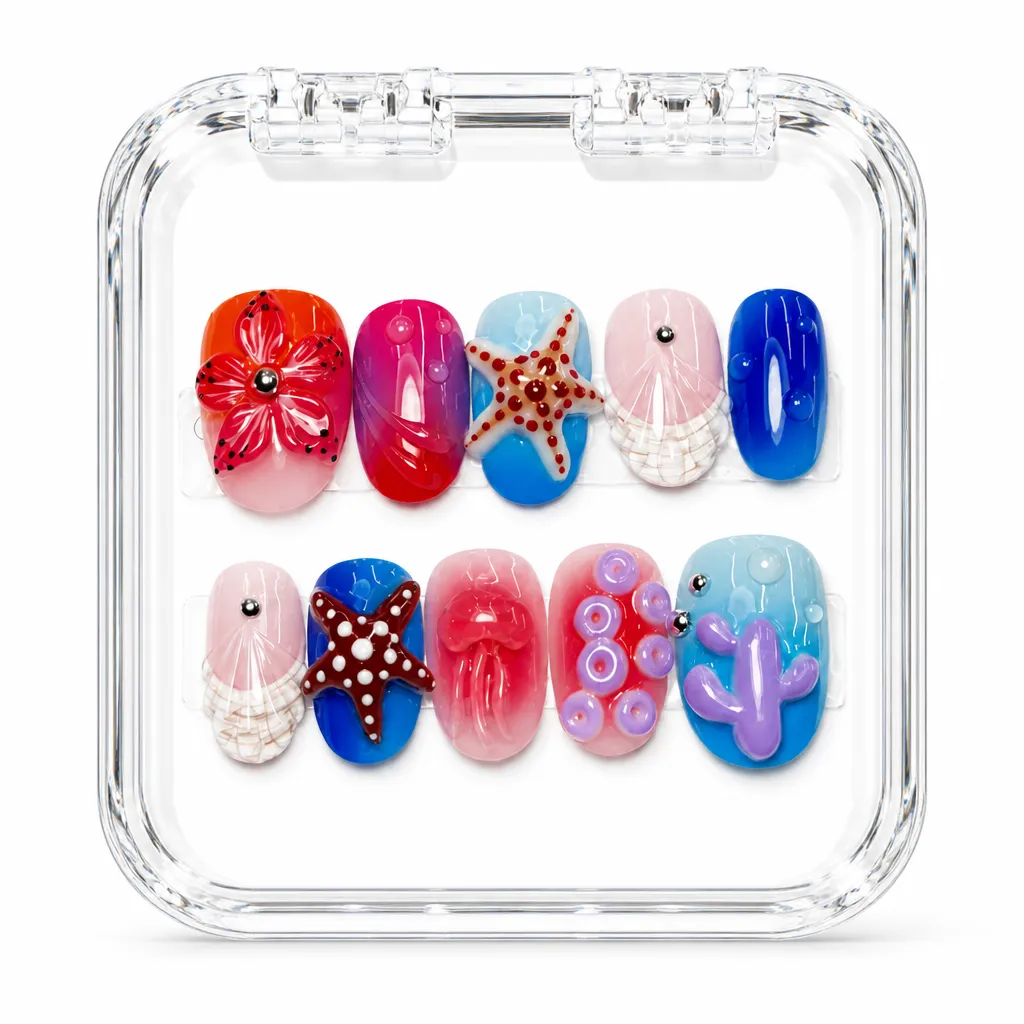 Oceanic Mosaic – Xưởng gia công Nailbox Sỉ thủ công