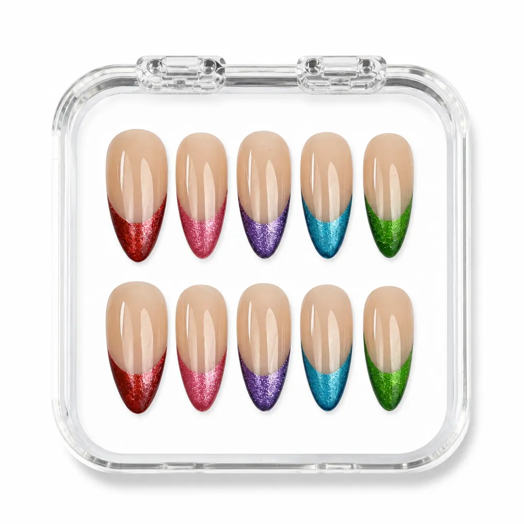 Ombré Gradient Stilettos – Xưởng gia công Nailbox Sỉ thủ công