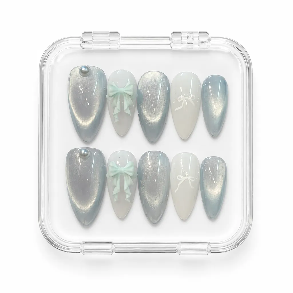 Opalescent Stiletto – Mẫu Nailbox Sỉ Thiết Kế Thủ Công