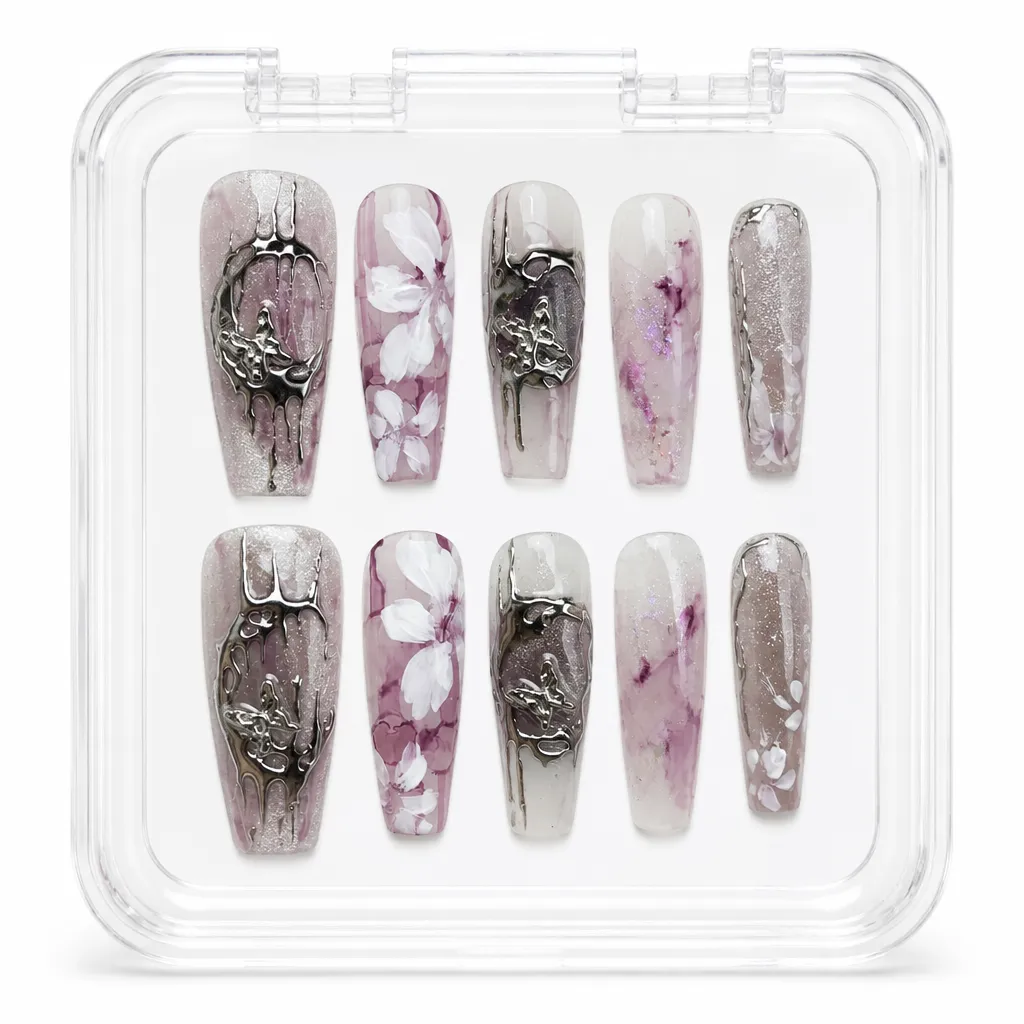 Orchid Chrome Reverie – Xưởng gia công Nailbox Sỉ thủ công