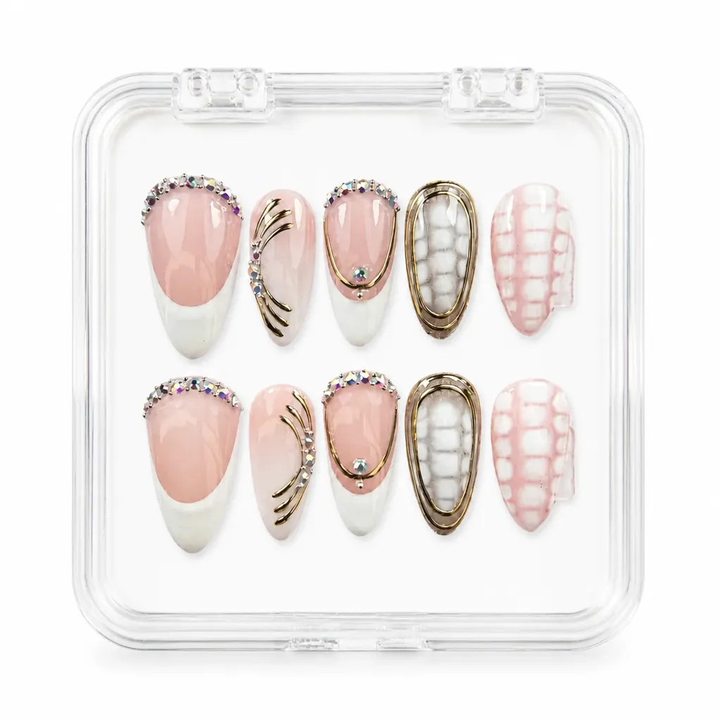 Pearl Elegance Set – Xưởng gia công Nailbox Sỉ thủ công