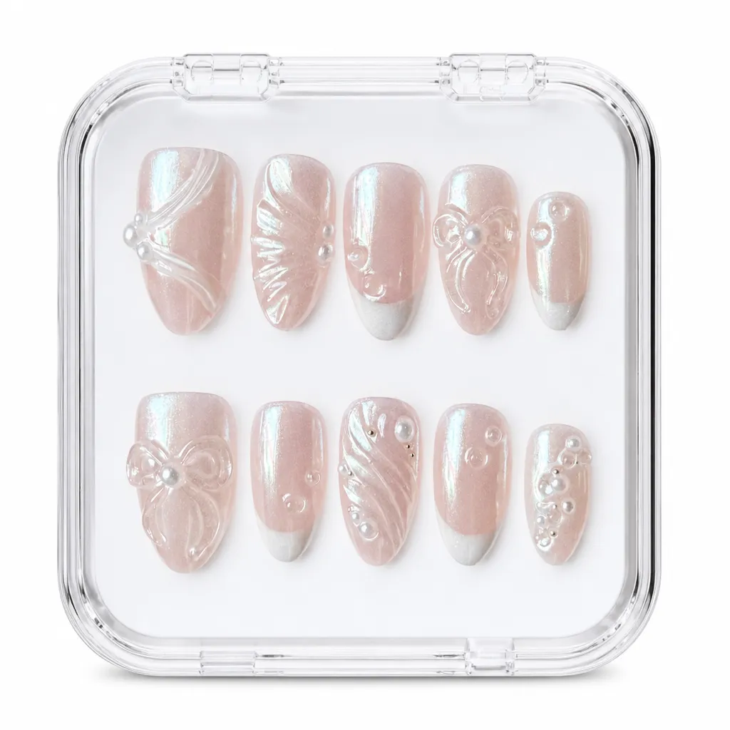 Pearl Ribbon Ballet – Xưởng gia công Nailbox Sỉ thủ công