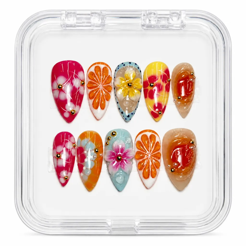 Pink Bloom Collection – Xưởng gia công Nailbox Sỉ thủ công