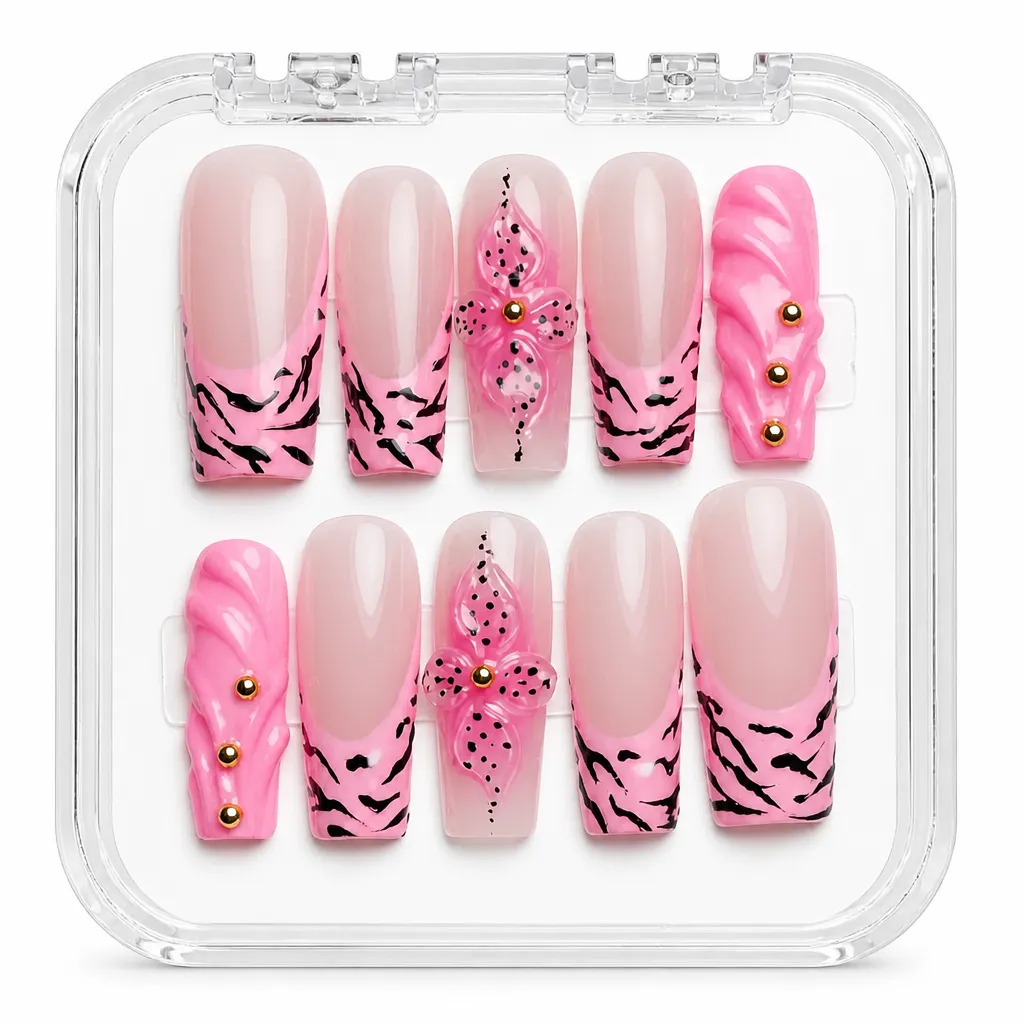 Pink Butterfly Luxe – Xưởng gia công Nailbox Sỉ thủ công