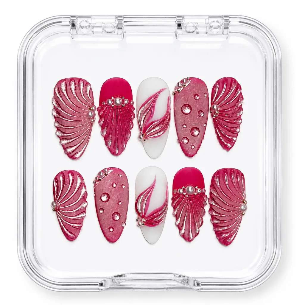 Pink Pearl Shells – Xưởng gia công Nailbox Sỉ thủ công