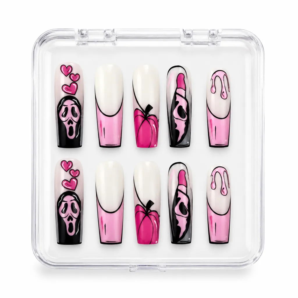 Pink Signature Stroke – Xưởng gia công Nailbox Sỉ thủ công