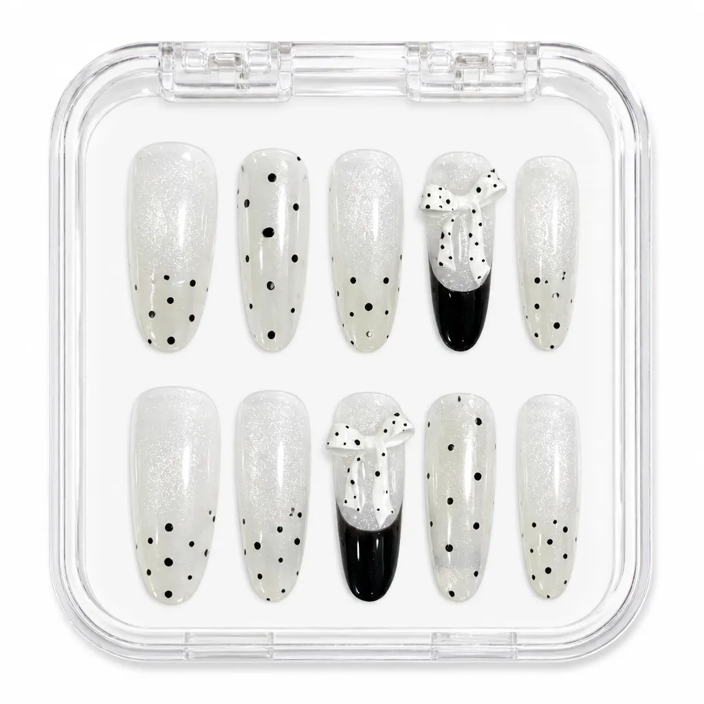 Polka Dot Soirée – Xưởng gia công Nailbox Sỉ thủ công