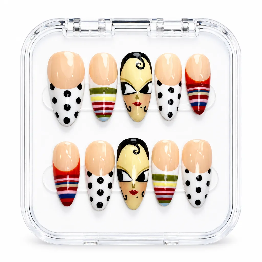 Pop Art Portrait – Xưởng gia công Nailbox Sỉ thủ công