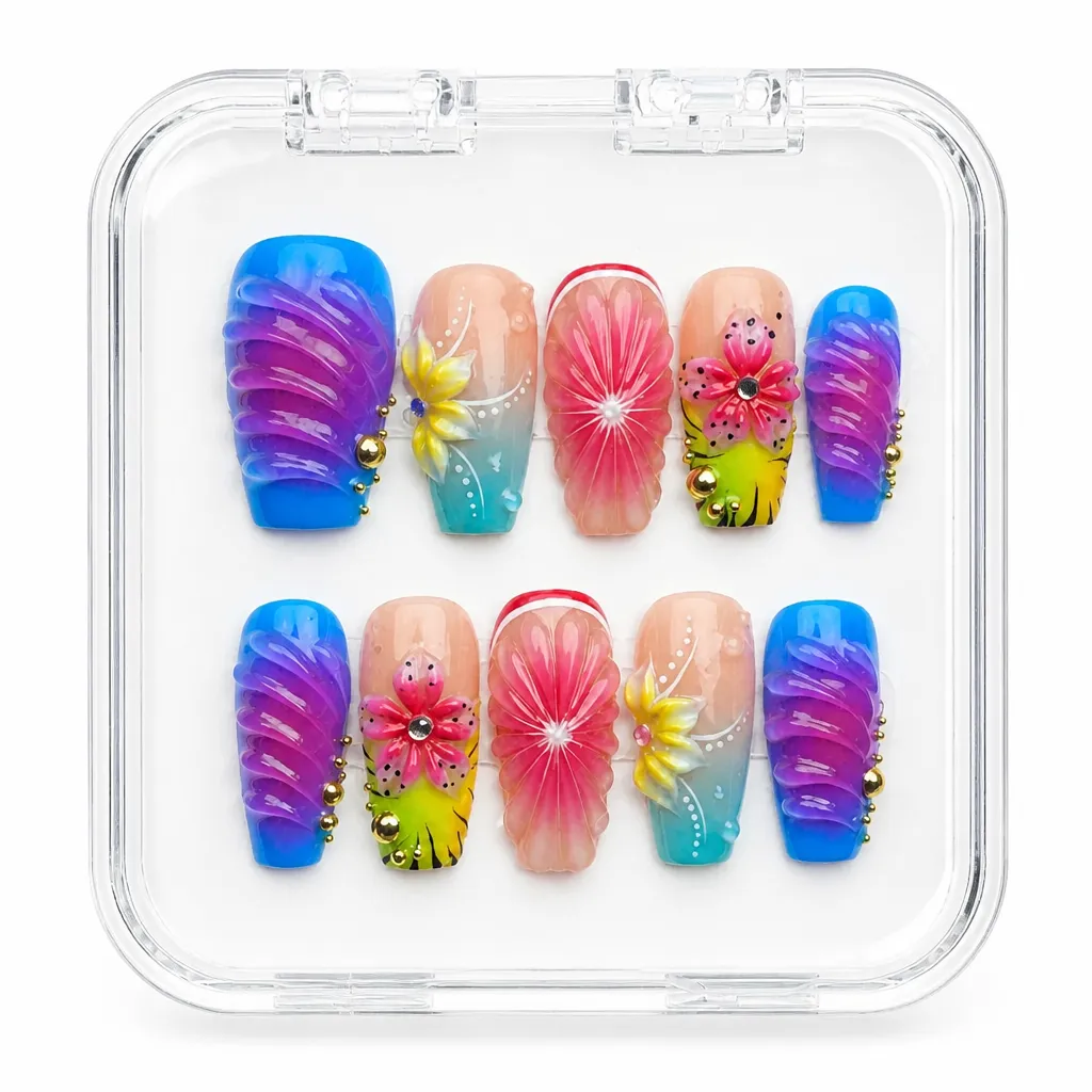 Prismatic Bloom – Xưởng gia công Nailbox Sỉ thủ công