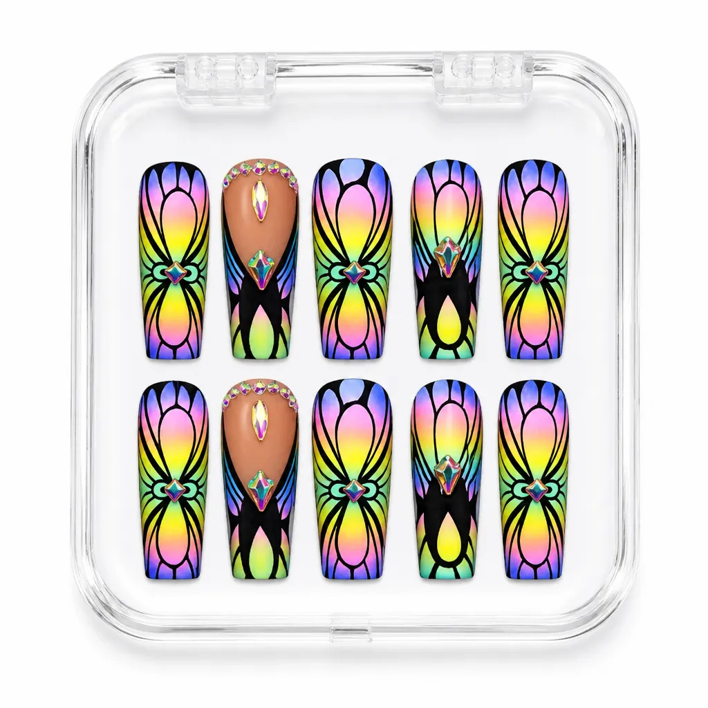Prismatic Butterfly – Xưởng gia công Nailbox Sỉ thủ công