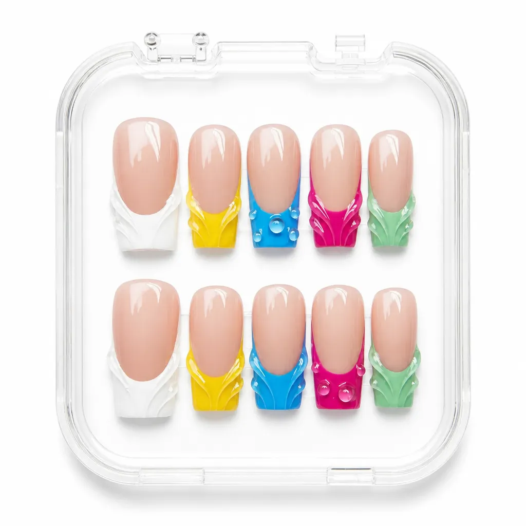 Rainbow Water Drop – Xưởng gia công Nailbox Sỉ thủ công