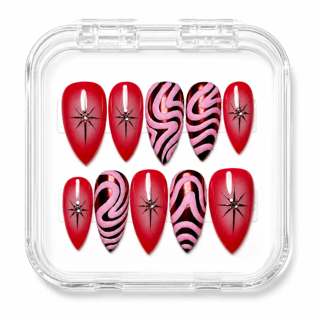 Red Crimson Mystique – Xưởng gia công Nailbox Sỉ thủ công