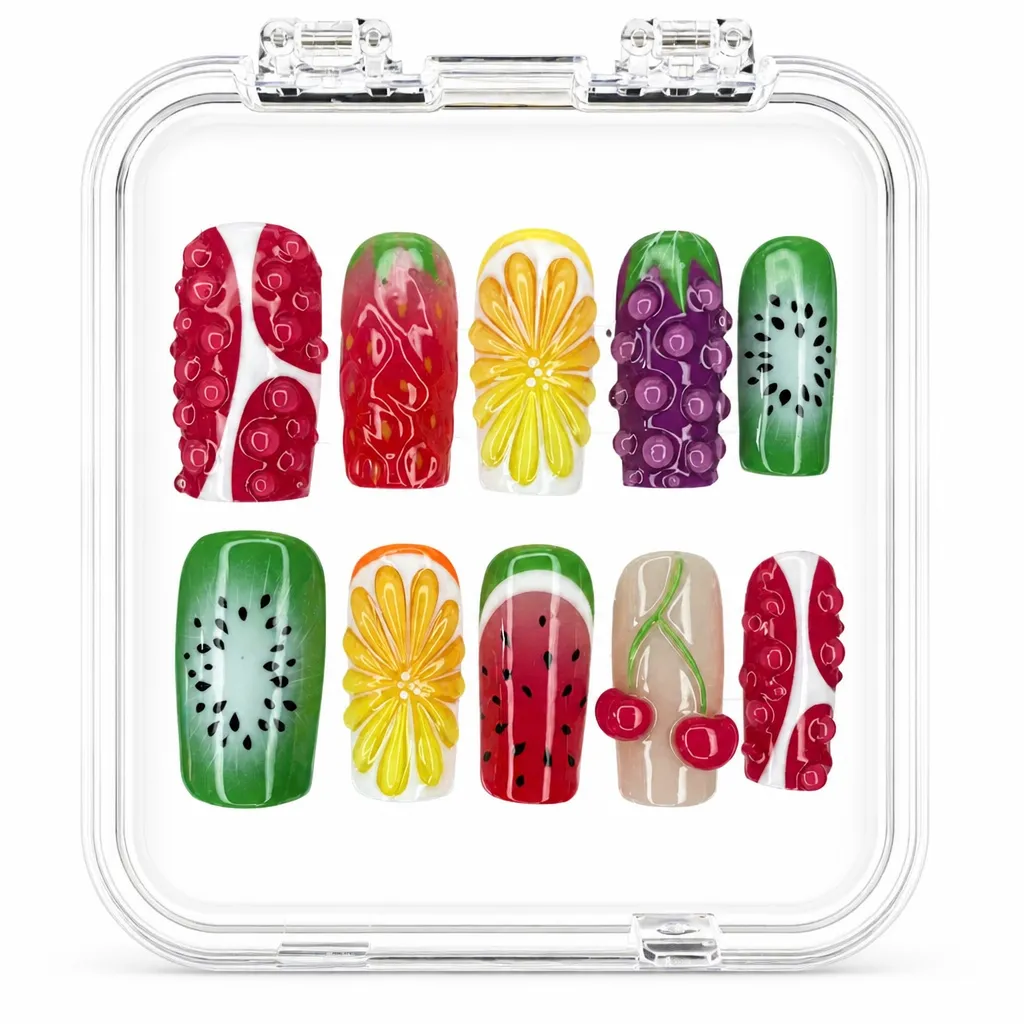 red Fruit Salad – Xưởng gia công Nailbox Sỉ thủ công