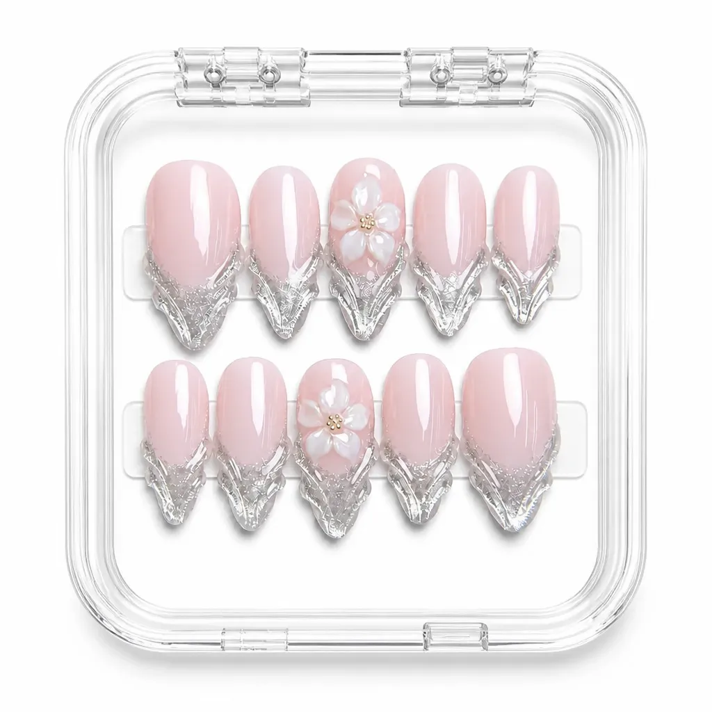 Rose Crystalline Blush – Xưởng gia công Nailbox Sỉ thủ công