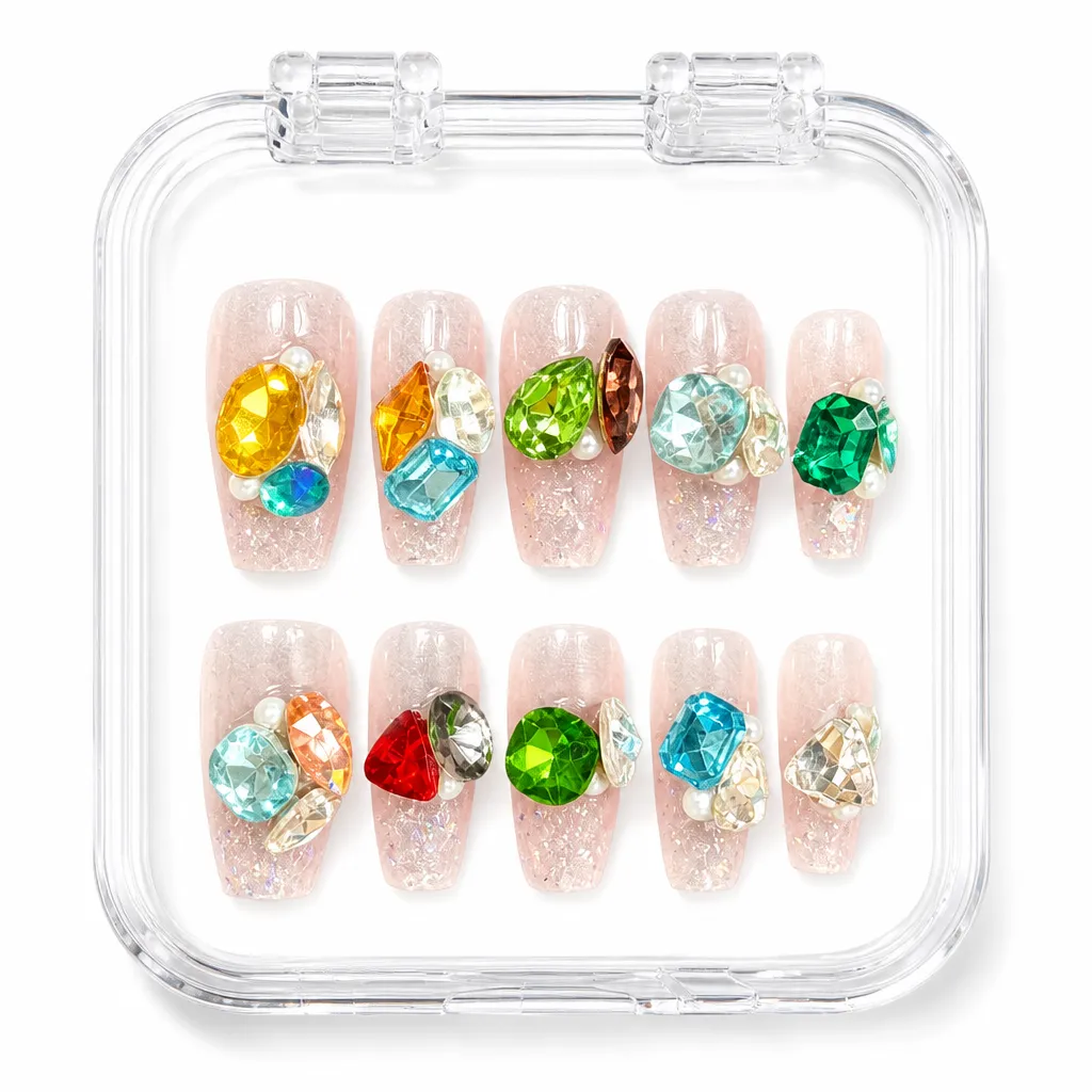 Royalty Gem Coffin – Xưởng gia công Nailbox Sỉ thủ công