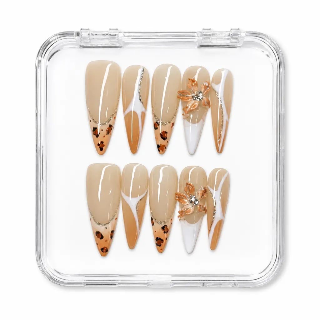 Safari Bloom Luxe – Xưởng gia công Nailbox Sỉ thủ công