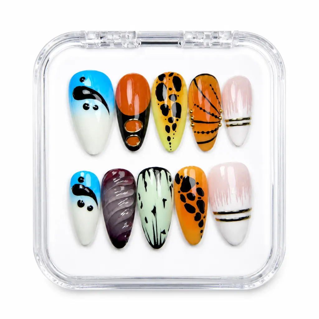 Safari Chic Nails – Mẫu Nailbox Sỉ Thiết Kế Thủ Công
