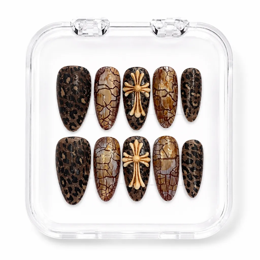 Safari Gothic Cross – Xưởng gia công Nailbox Sỉ thủ công