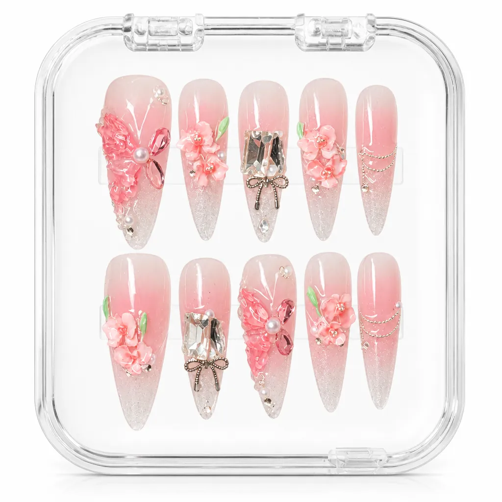 Sakura Bow Romance – Xưởng gia công Nailbox Sỉ thủ công