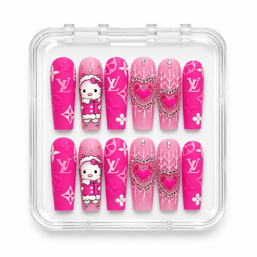 Sakura Charm Coffin – Xưởng gia công Nailbox Sỉ thủ công