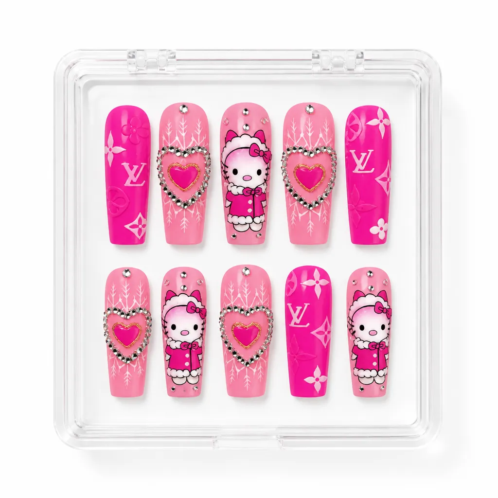 Sakura Teddy Dreams – Xưởng gia công Nailbox Sỉ thủ công