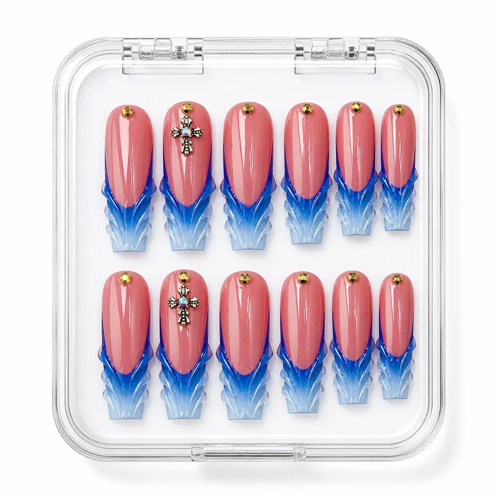Sapphire Ombre – Xưởng gia công Nailbox Sỉ thủ công