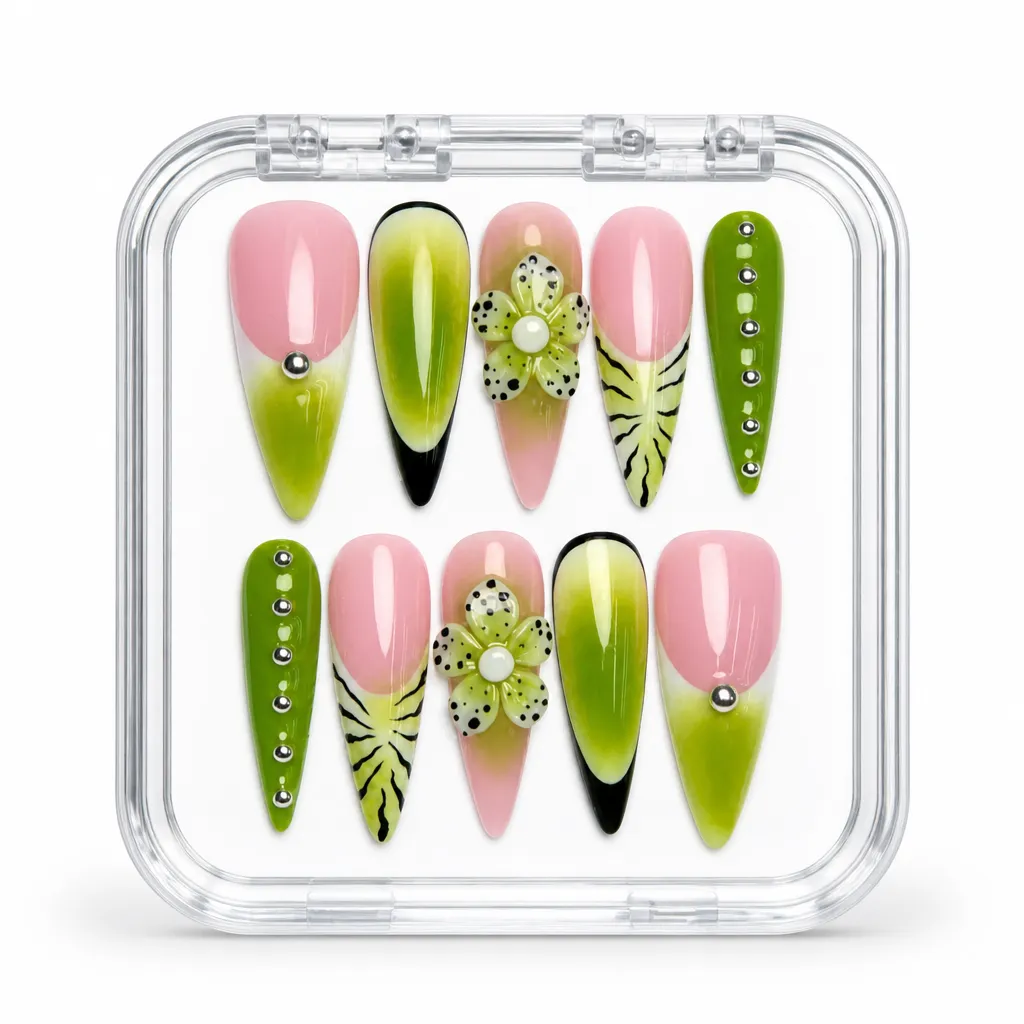 Satin Botanical Luxe – Xưởng gia công Nailbox Sỉ thủ công