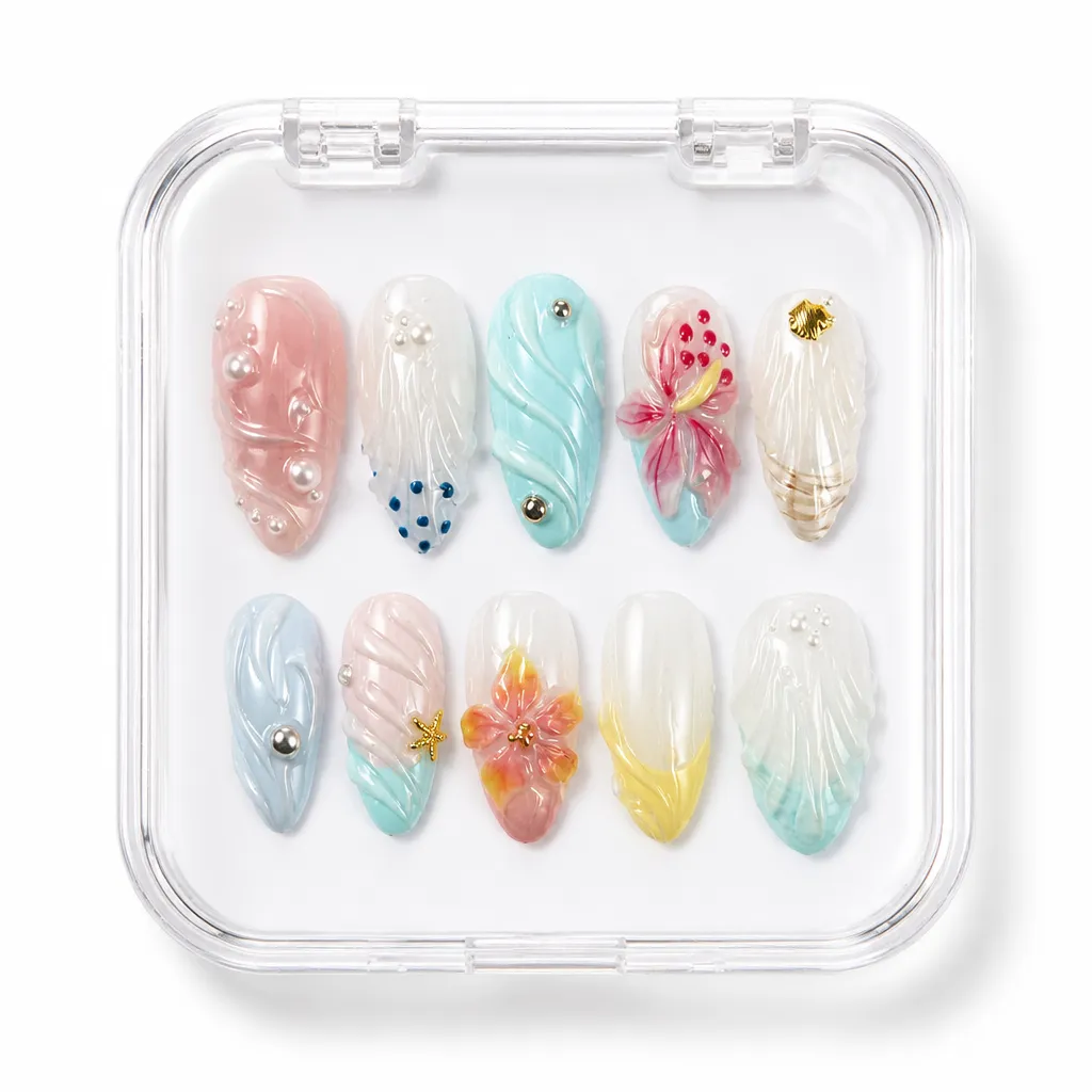 Seashell Pearl Paradise – Xưởng gia công Nailbox Sỉ thủ công