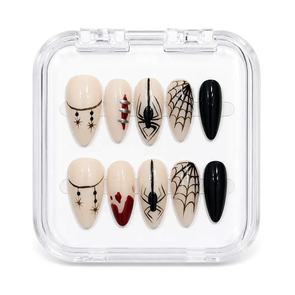 Silk Spiderweb – Mẫu Nailbox Sỉ Thiết Kế Thủ Công