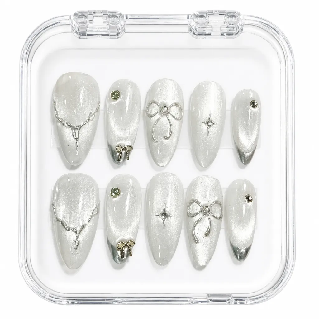 Silver Celestial Velvet – Xưởng gia công Nailbox Sỉ thủ công