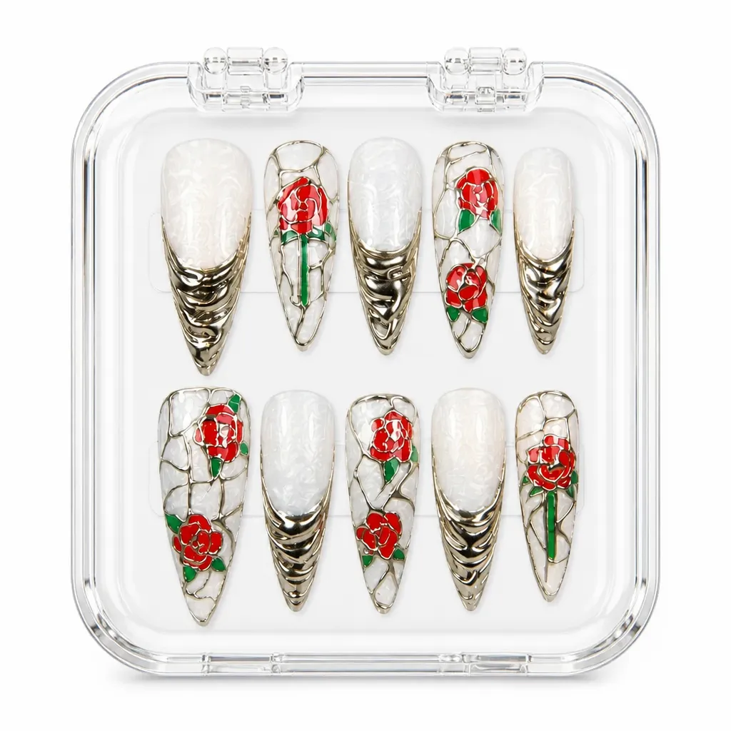Silver Stained Glass – Xưởng gia công Nailbox Sỉ thủ công