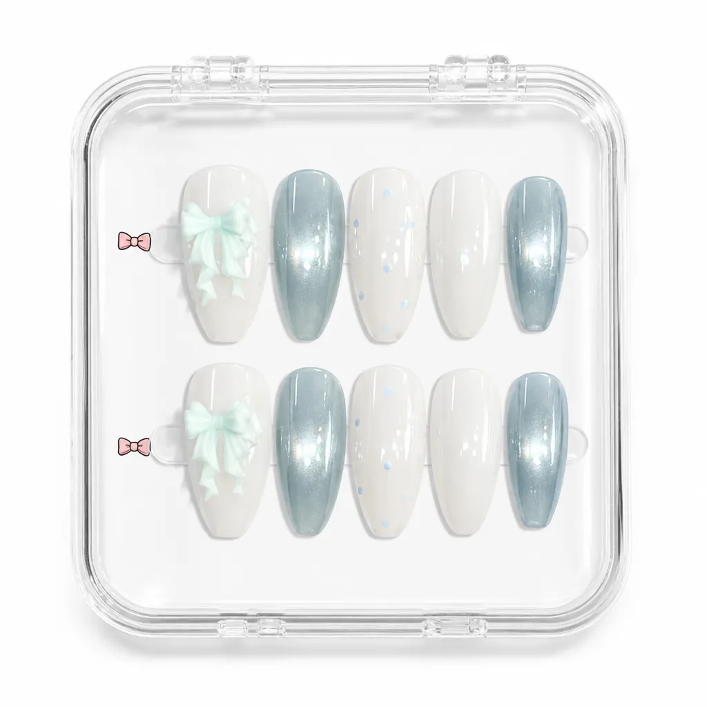 Soft Marble Elegance – Xưởng gia công Nailbox Sỉ thủ công