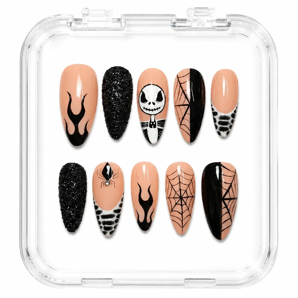Spiderweb Serenade – Xưởng gia công Nailbox Sỉ thủ công