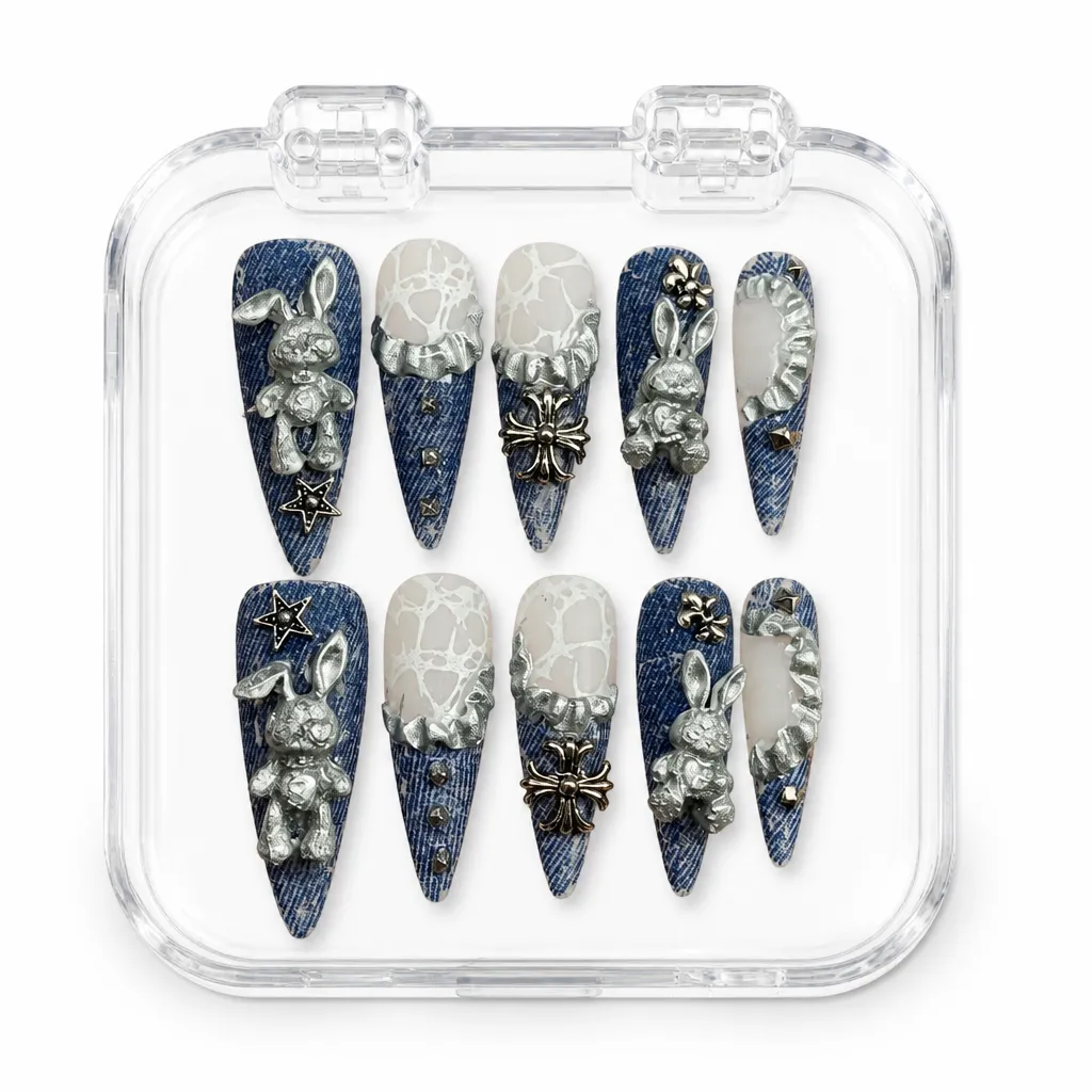 Streetwear Lace Bunny – Xưởng gia công Nailbox Sỉ thủ công