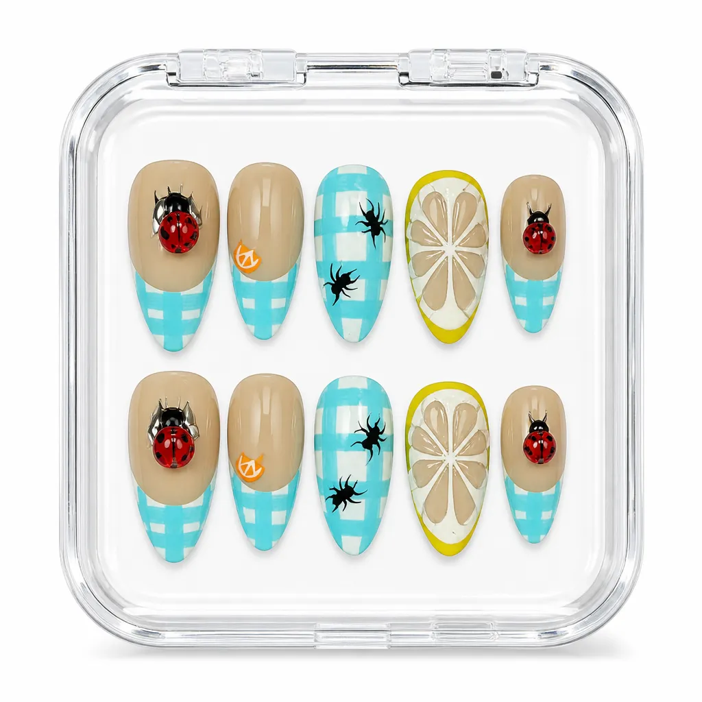 Summer Picnic Bliss – Xưởng gia công Nailbox Sỉ thủ công