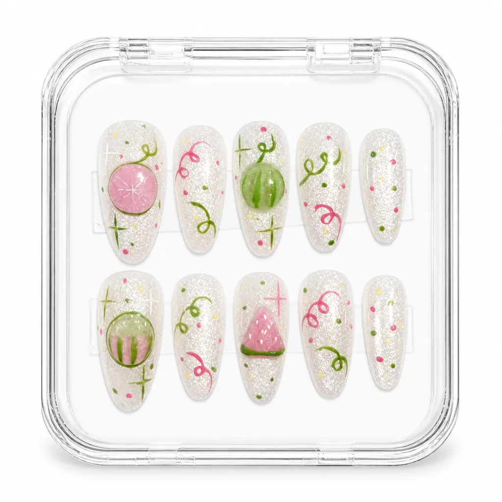 Summer Watermelon Fizz – Xưởng gia công Nailbox Sỉ thủ công