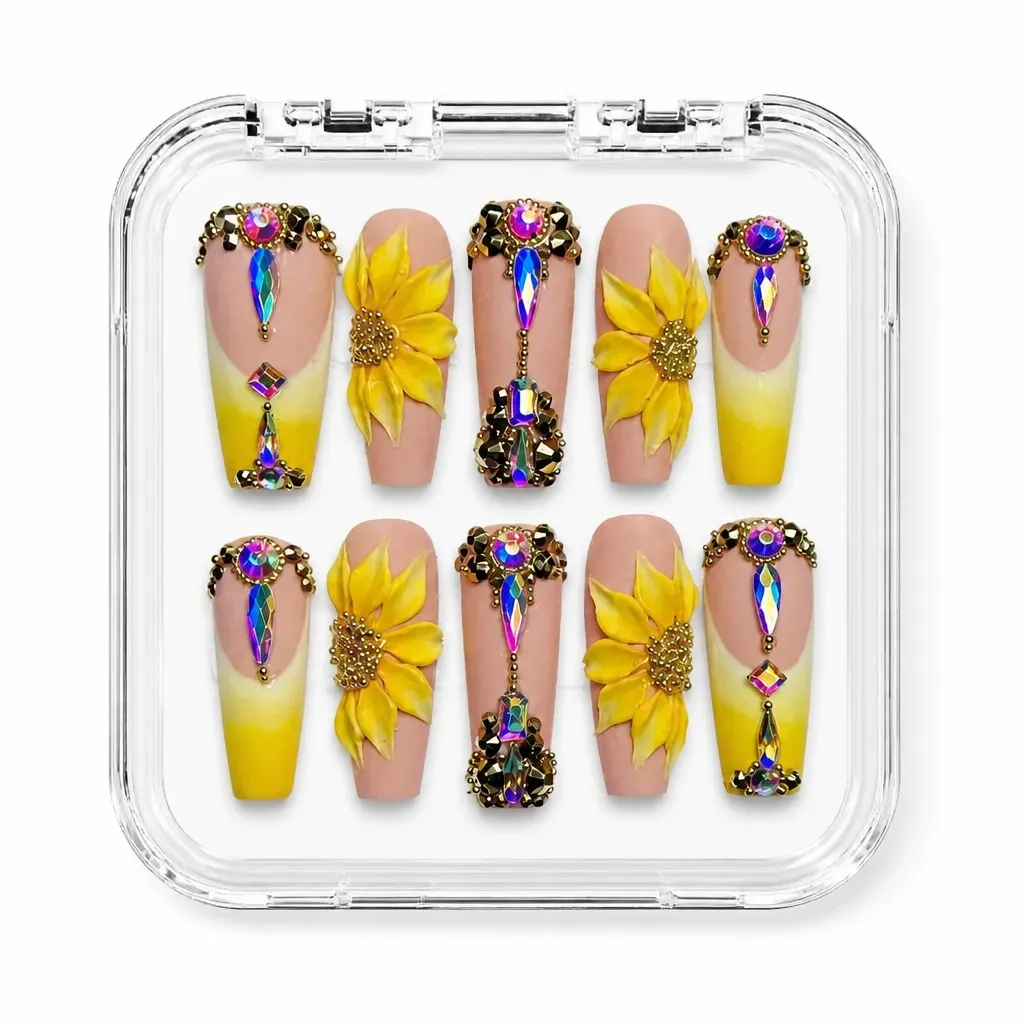 Sunflower Glam – Xưởng gia công Nailbox Sỉ thủ công