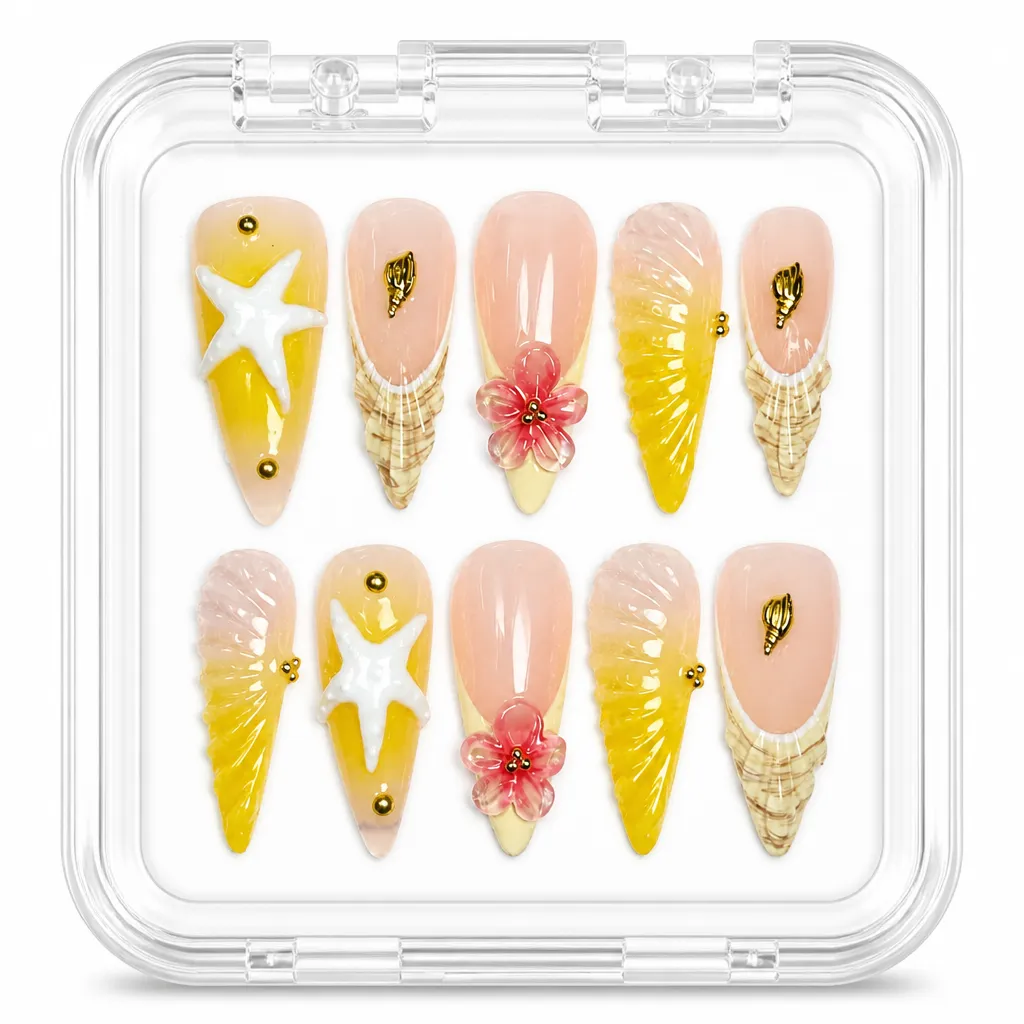 Sunset Beach Shells – Xưởng gia công Nailbox Sỉ thủ công
