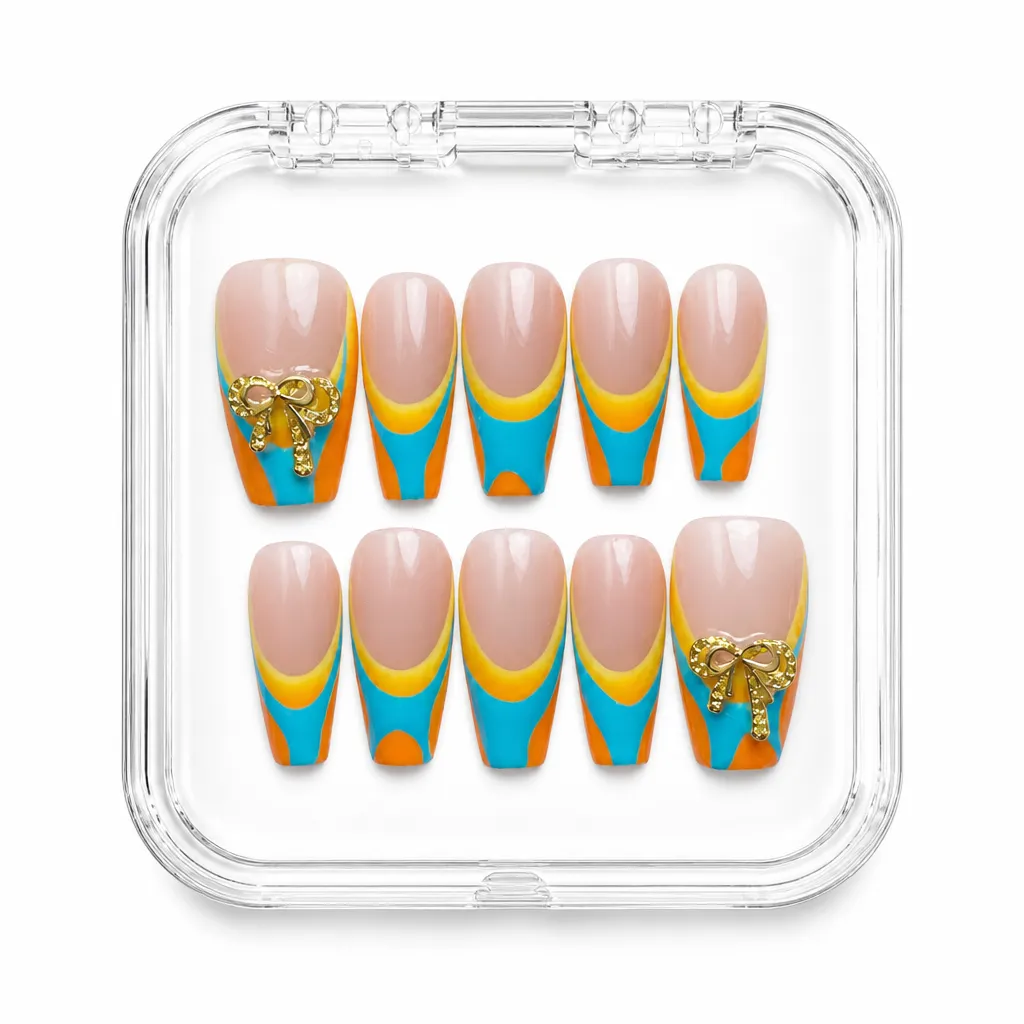 Sunset Geometry – Xưởng gia công Nailbox Sỉ thủ công