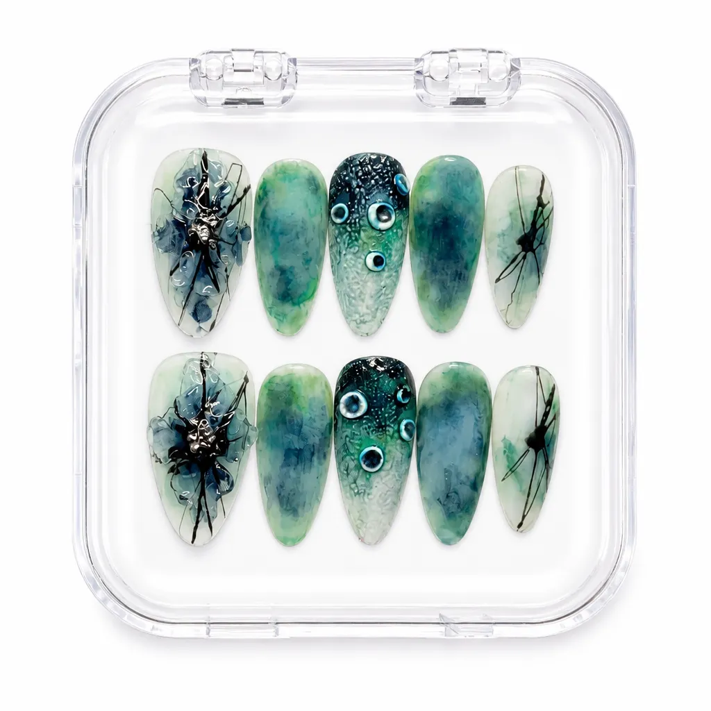 Surreal Ink Eyes – Xưởng gia công Nailbox Sỉ thủ công