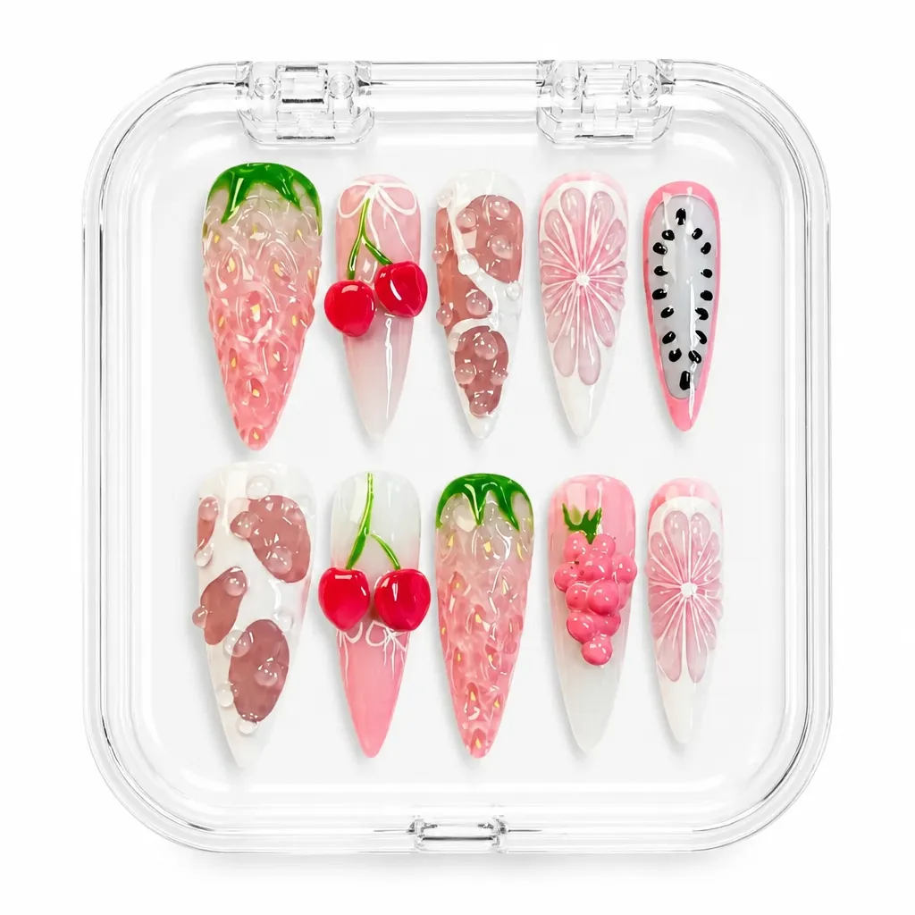 Sweet Summer Fruits – Xưởng gia công Nailbox Sỉ thủ công