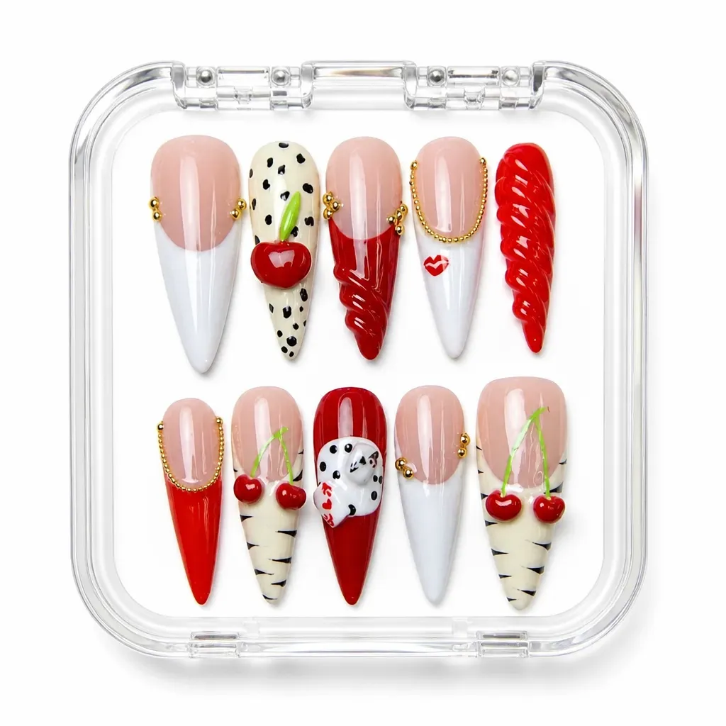 Sweetheart Stiletto – Xưởng gia công Nailbox Sỉ thủ công